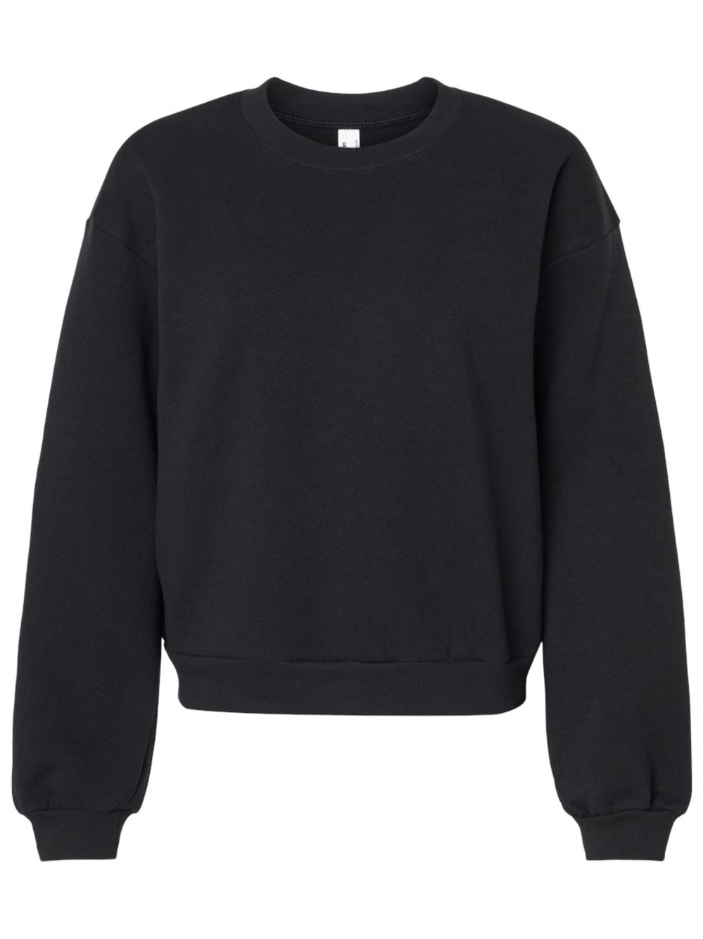 American Apparel Women’s Black Crewneck Sweater - Classic Everyday Pullover
